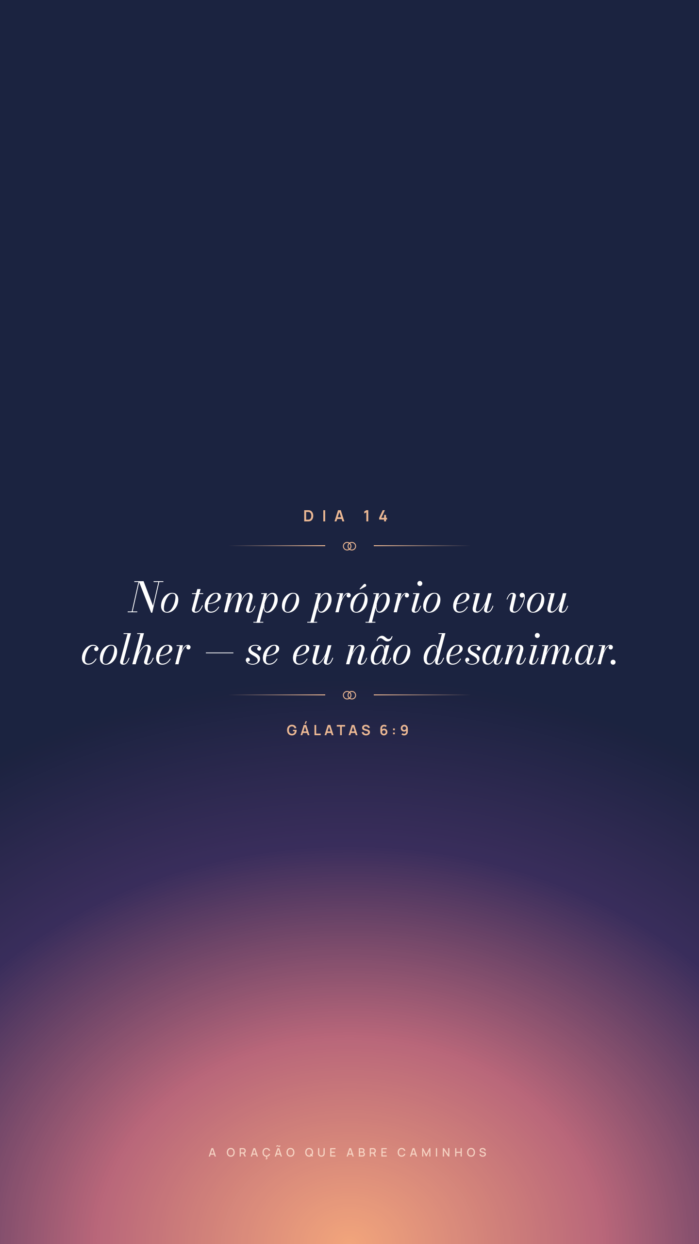 Cartão do dia 14